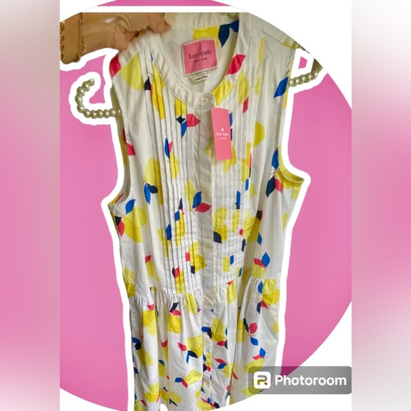 Kate spade Lemon Zest Oversized Dress Sz S NWT - Picture 2 of 15